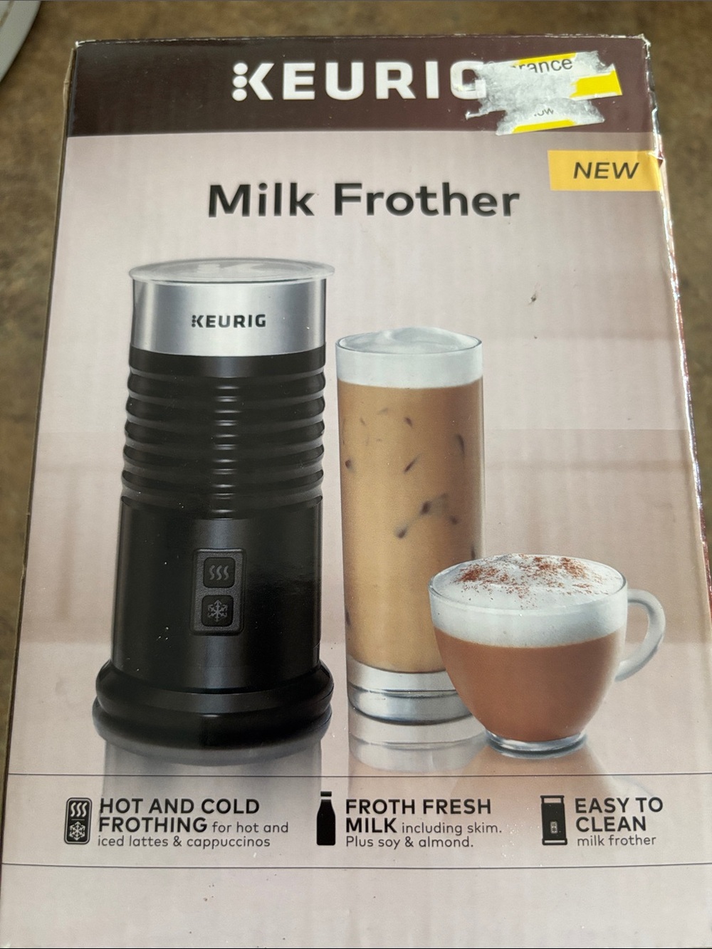 Keurig Black and Silver Milk Frother